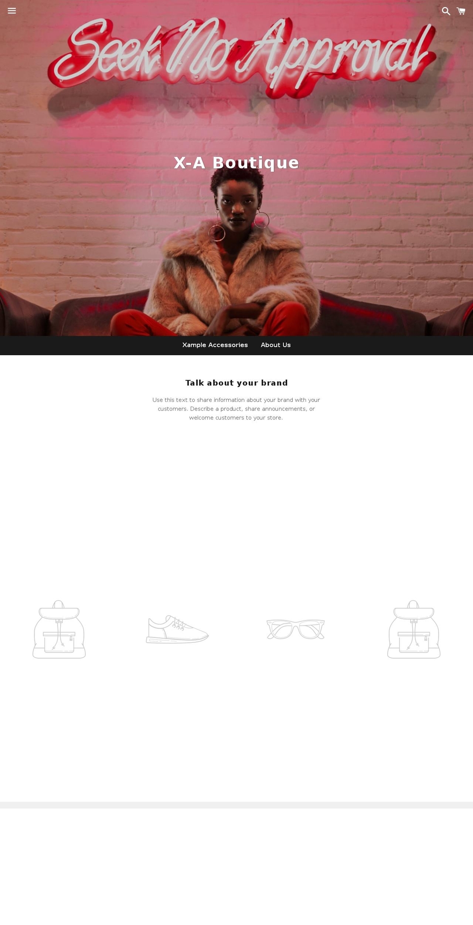 xampleaccessories.com — Shopify storefront screenshot