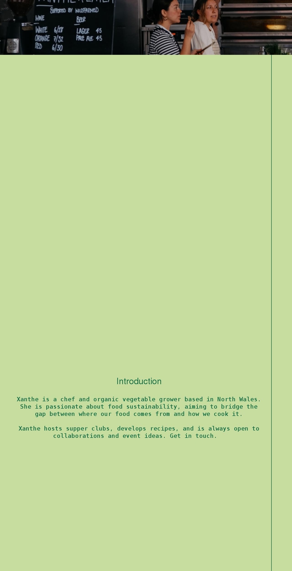 xanthegladstone.co.uk shopify website screenshot