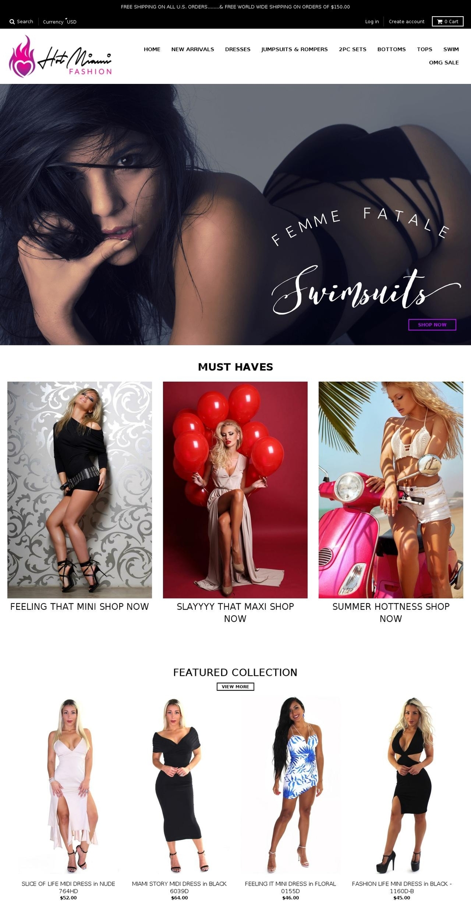 xboutiquemiami.com shopify website screenshot