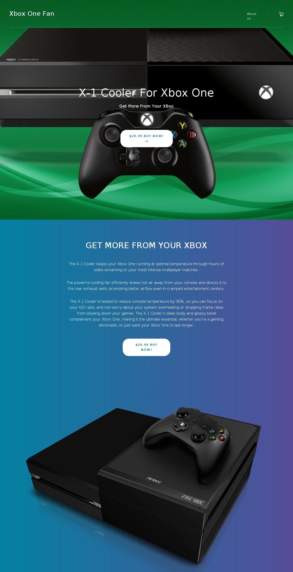 xboxonefan.com — Shopify storefront screenshot