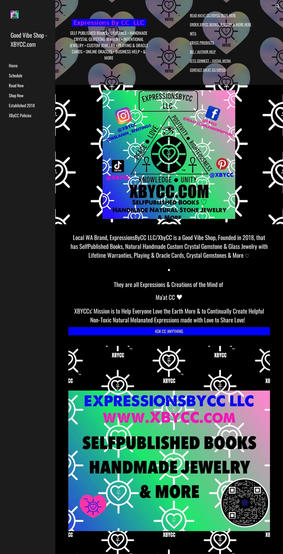 xbycc.com shopify website screenshot