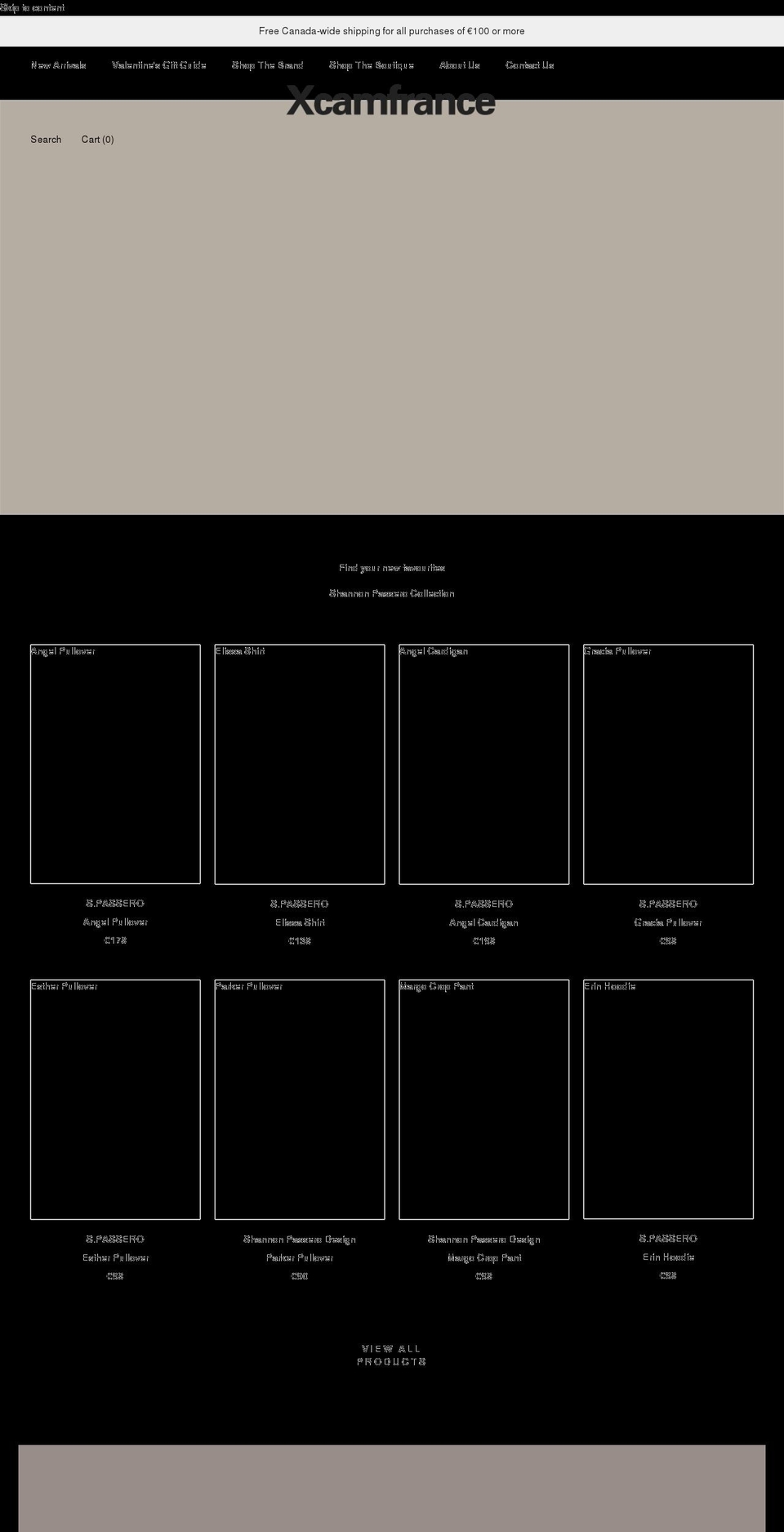 xcamfrance.com shopify website screenshot