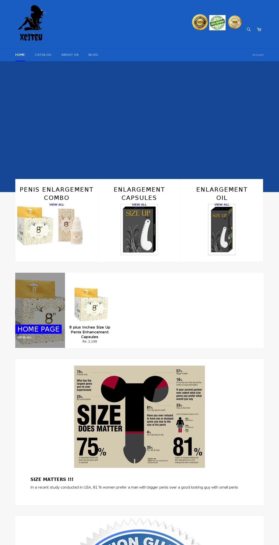 xciteu.com shopify website screenshot
