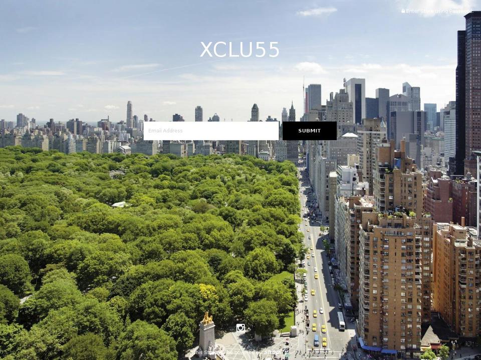 xclu55.com — Shopify storefront screenshot