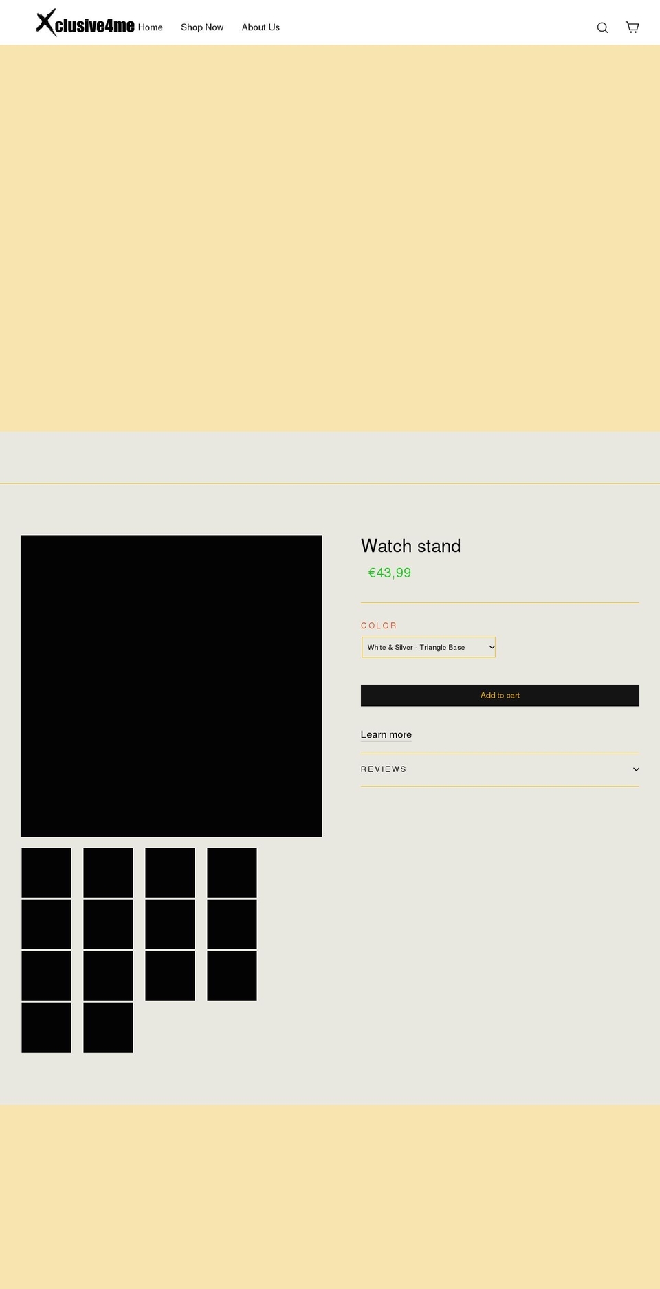 xclusive4me.com shopify website screenshot