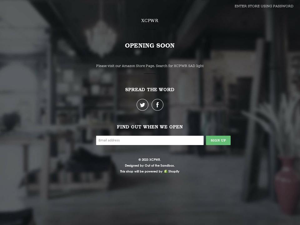 xcpwr.co.uk shopify website screenshot