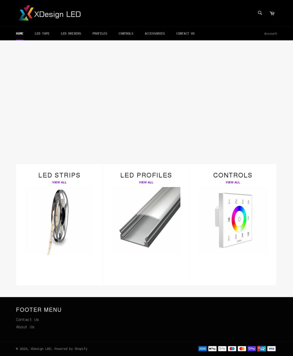 xdesign.ie shopify website screenshot