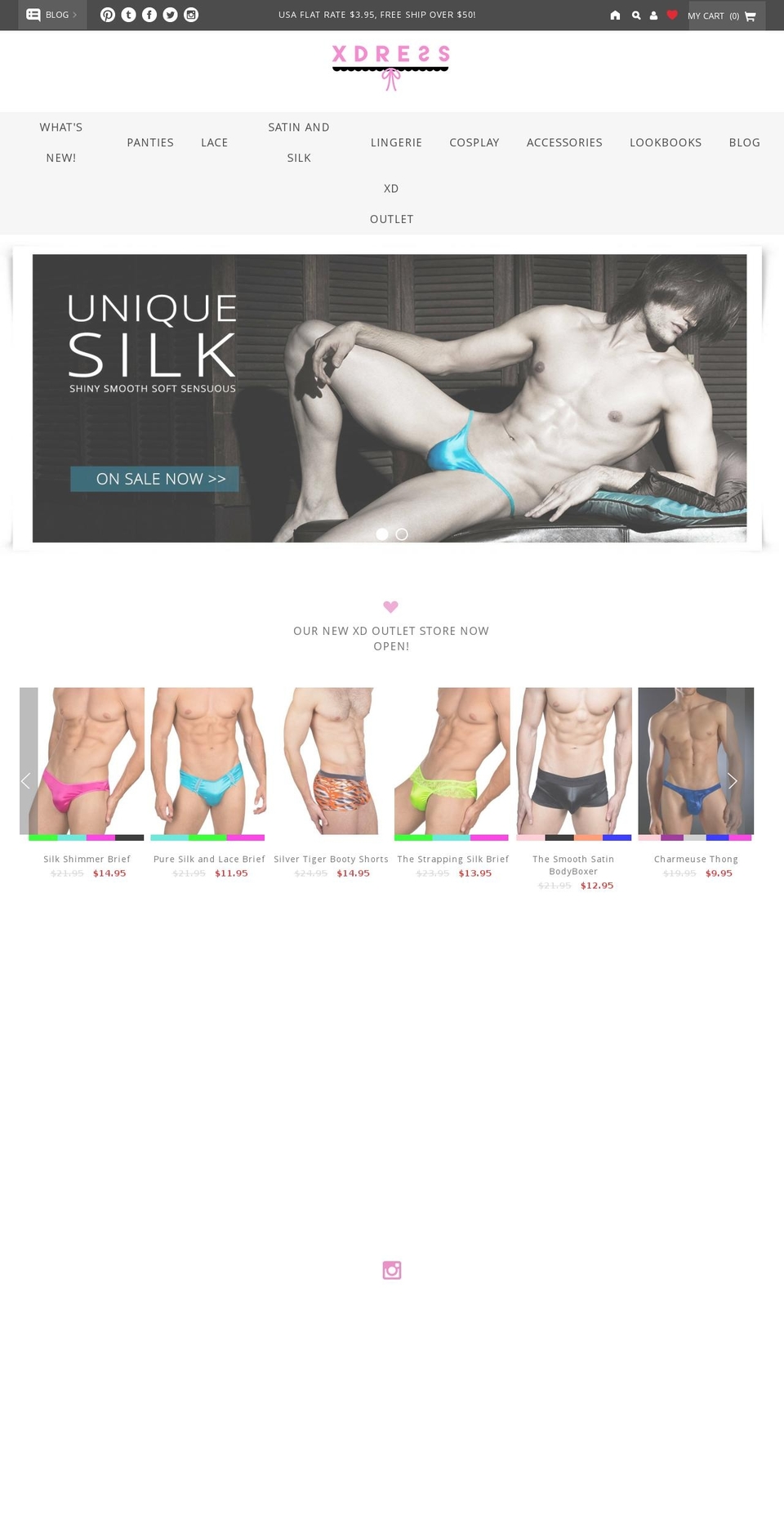 xdress.com shopify website screenshot