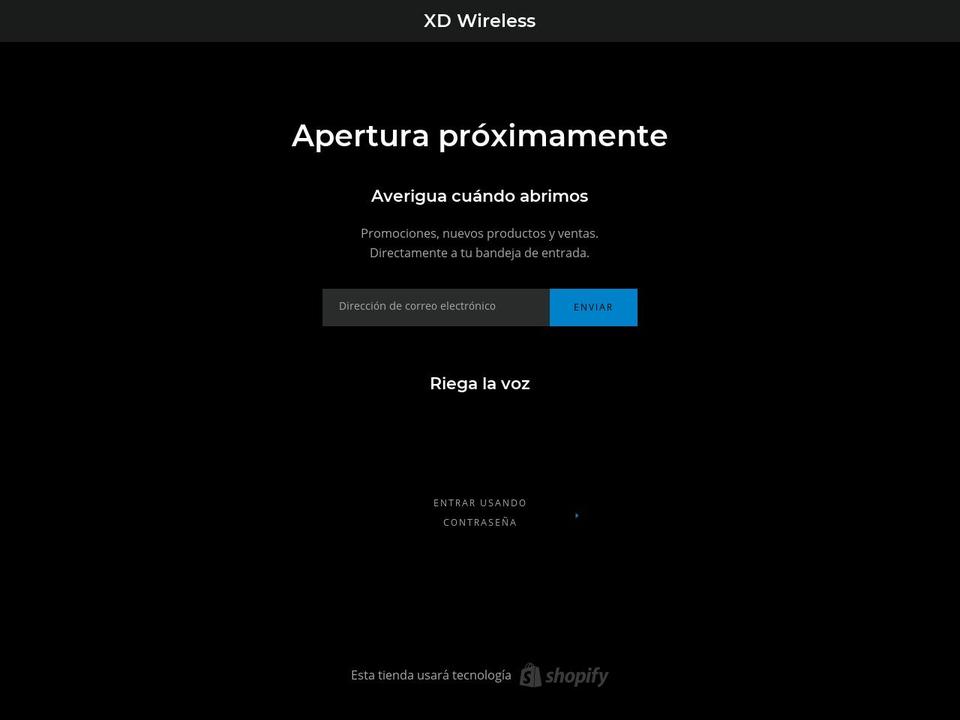 xdwireless.com — Shopify storefront screenshot