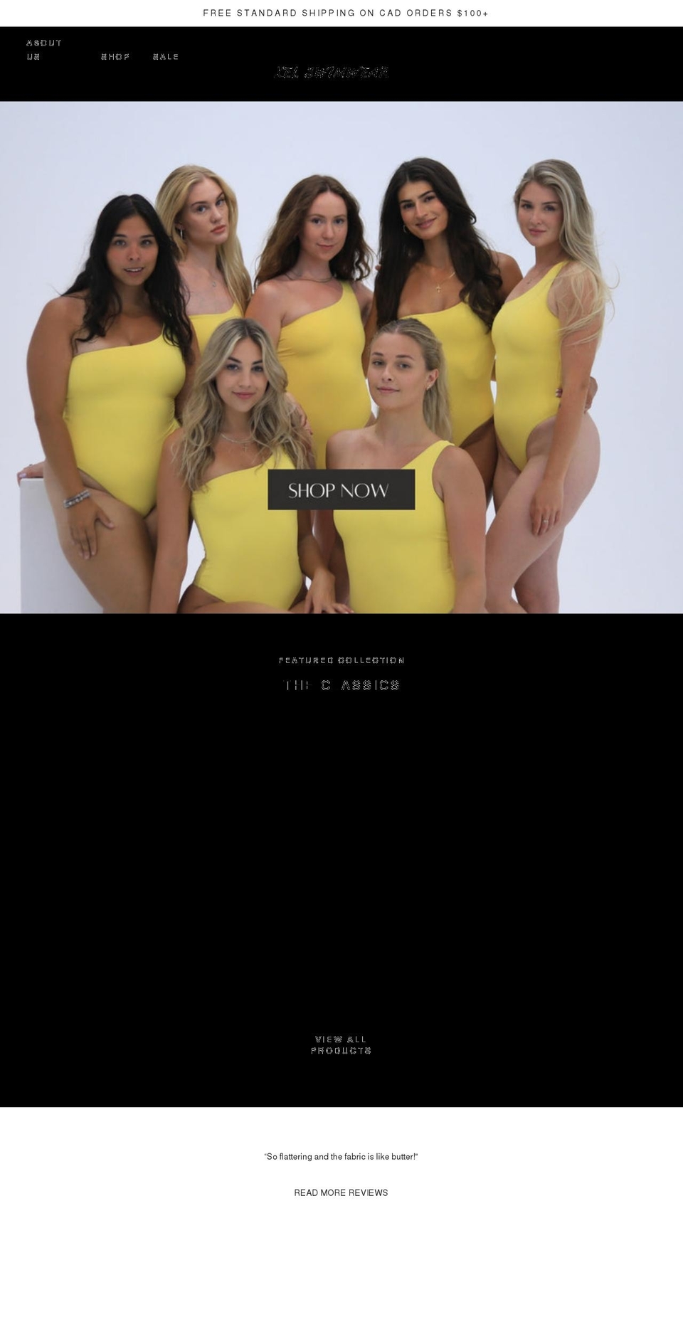 xelswimwear.com shopify website screenshot