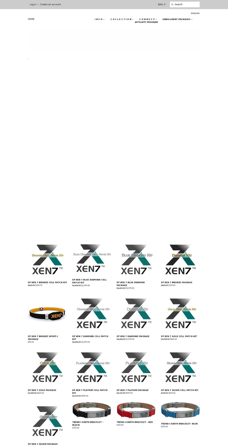 xen-7.com — Shopify storefront screenshot