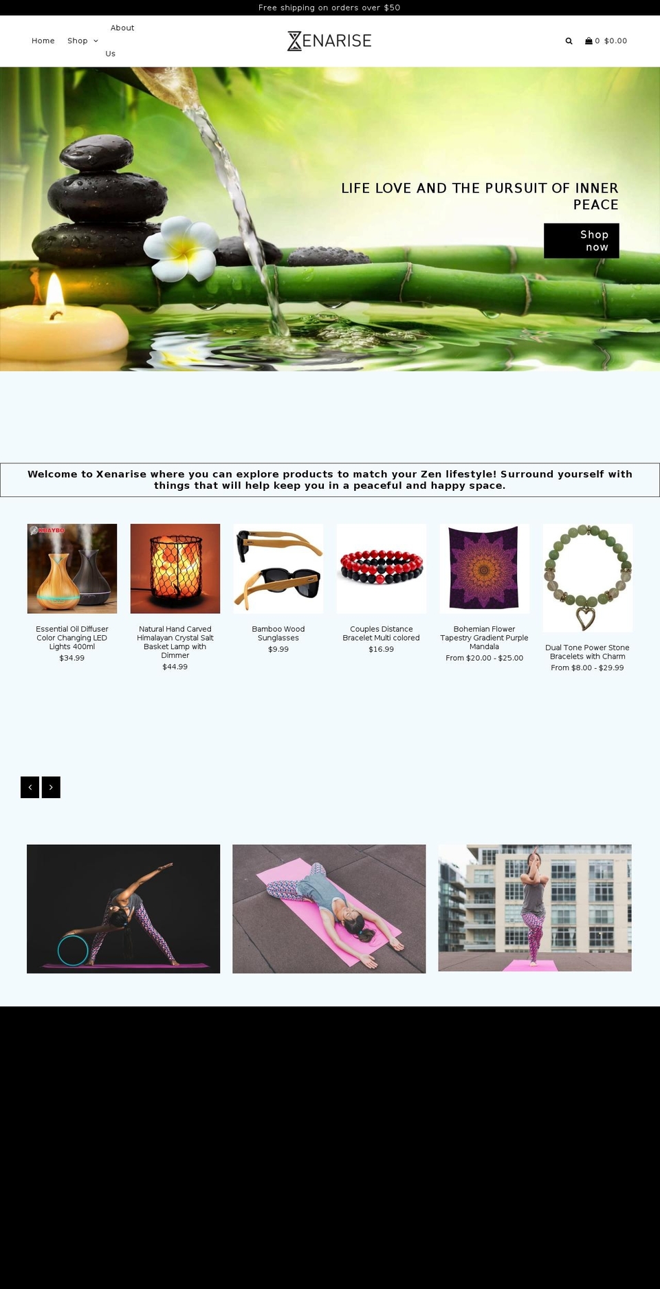xenarise.com — Shopify storefront screenshot