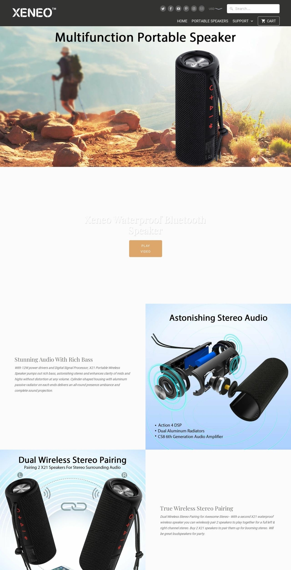 xeneopower.com shopify website screenshot