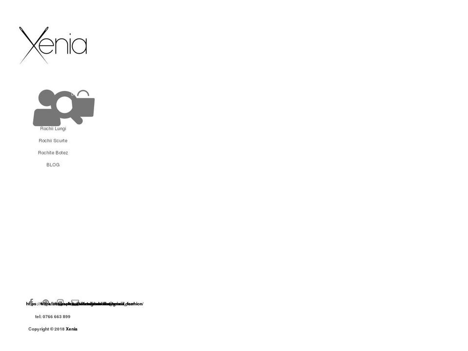 xenia-shop.com — Shopify storefront screenshot