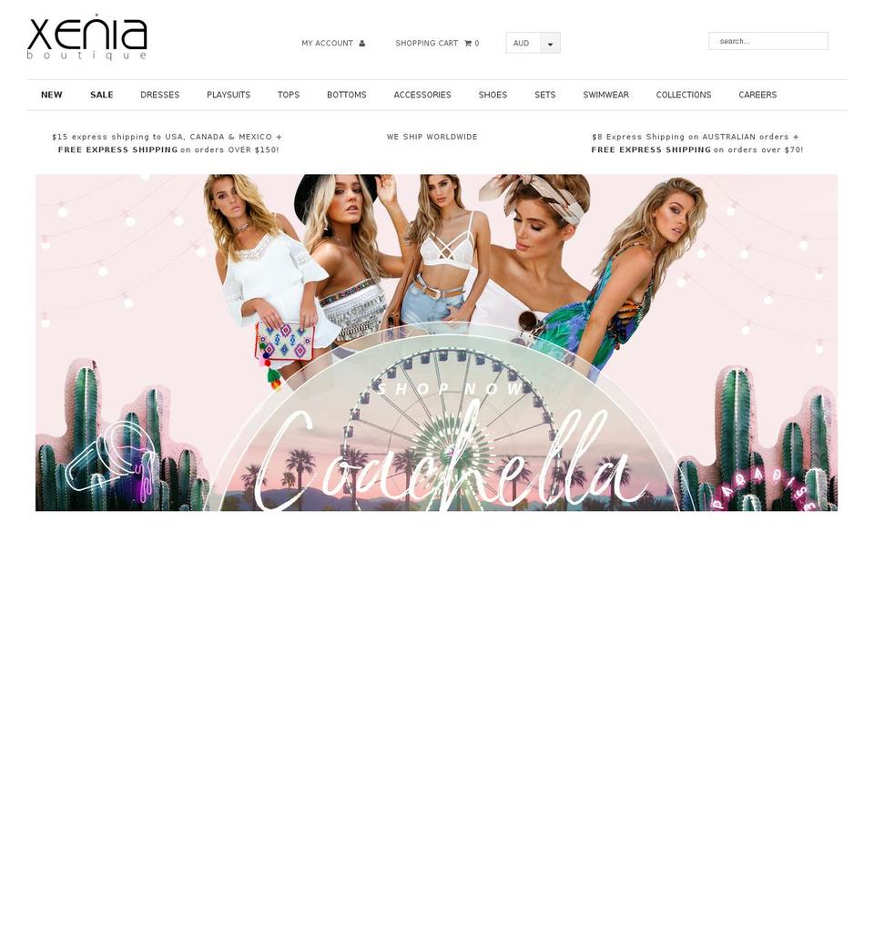 June  Theme Shopify theme site example xenia.com.au