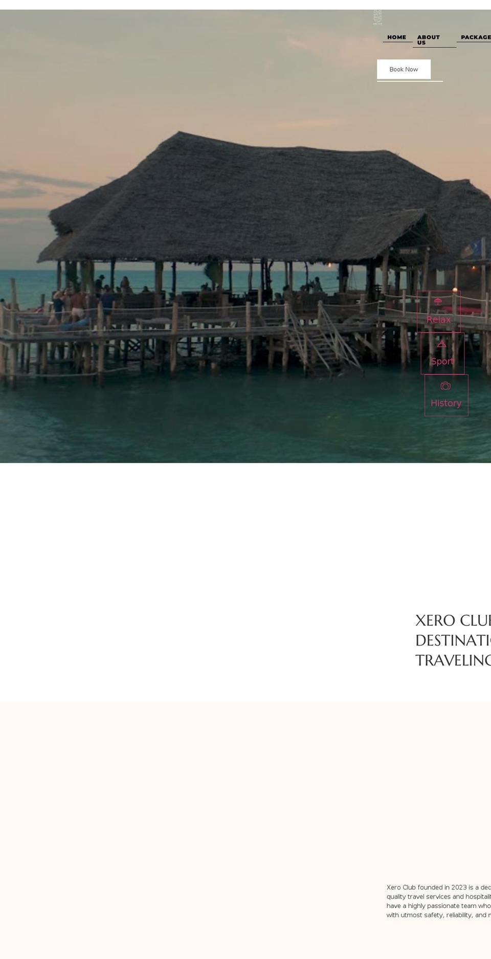 xeroclub.com — Shopify storefront screenshot