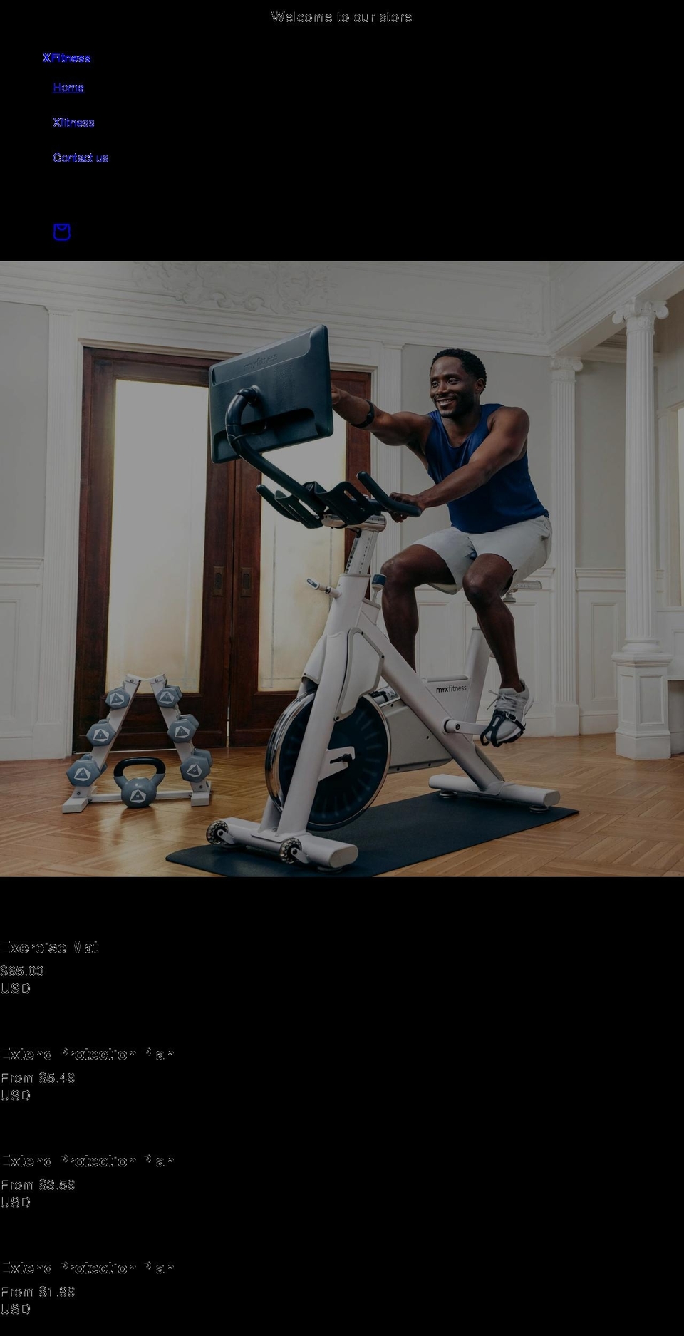 xfitness.shop shopify website screenshot