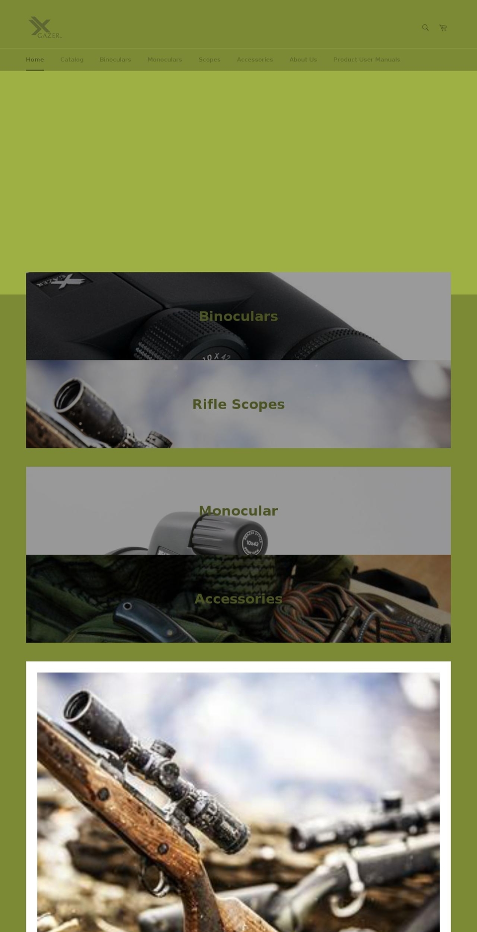 xgazer.com shopify website screenshot