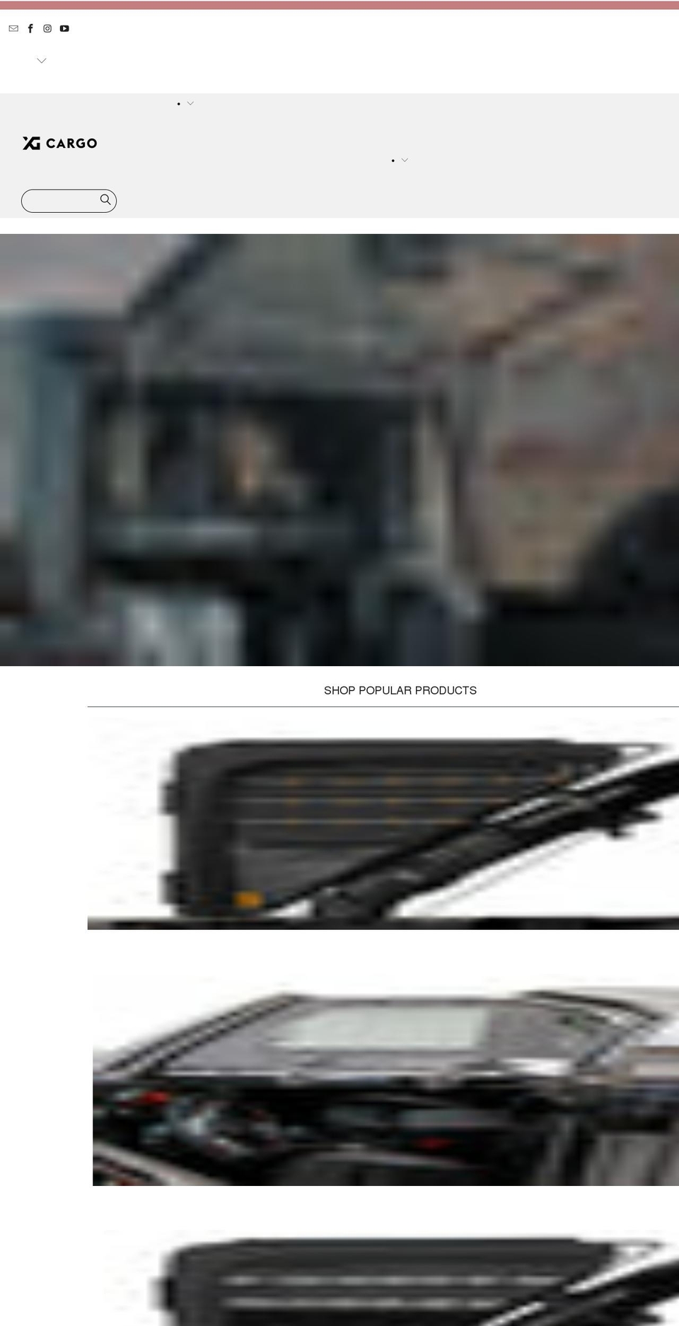 xgcargo.com shopify website screenshot