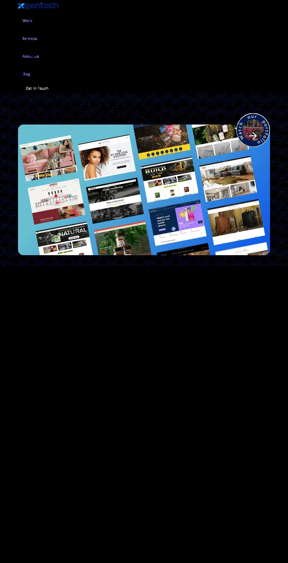 xgentech.net shopify website screenshot