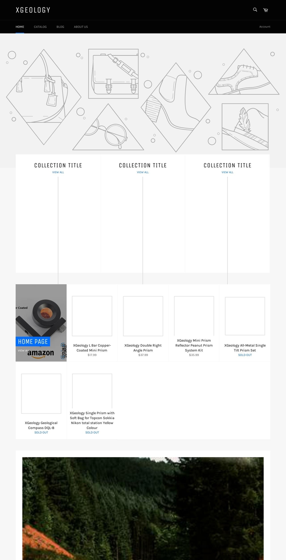 xgeology.com shopify website screenshot