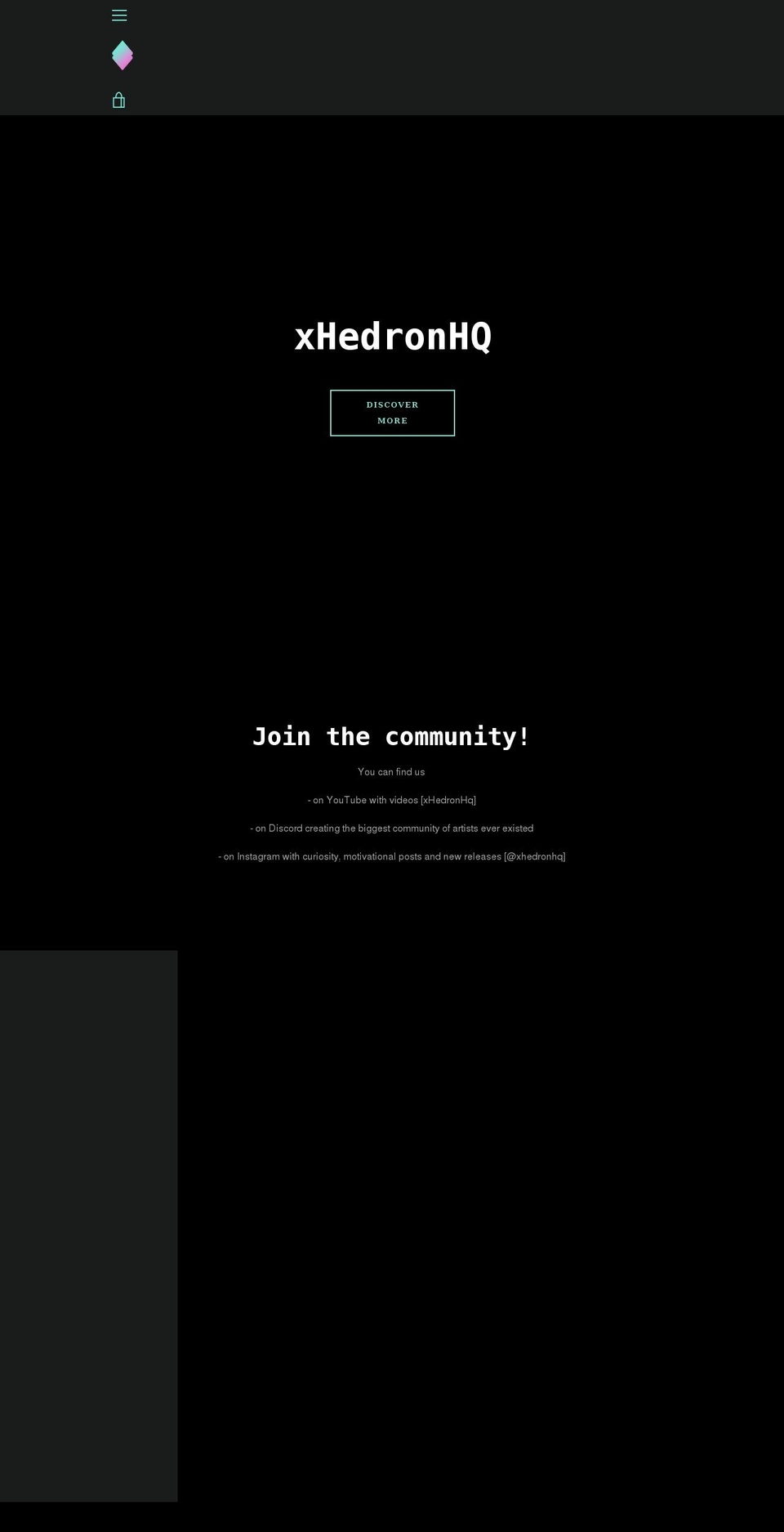 xhedronhq.com shopify website screenshot