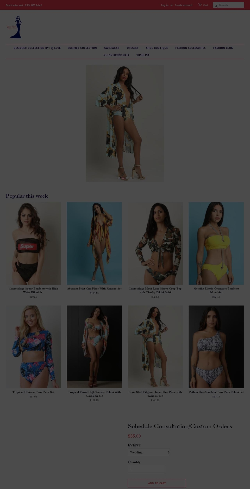 xhionrenee.com — Shopify storefront screenshot