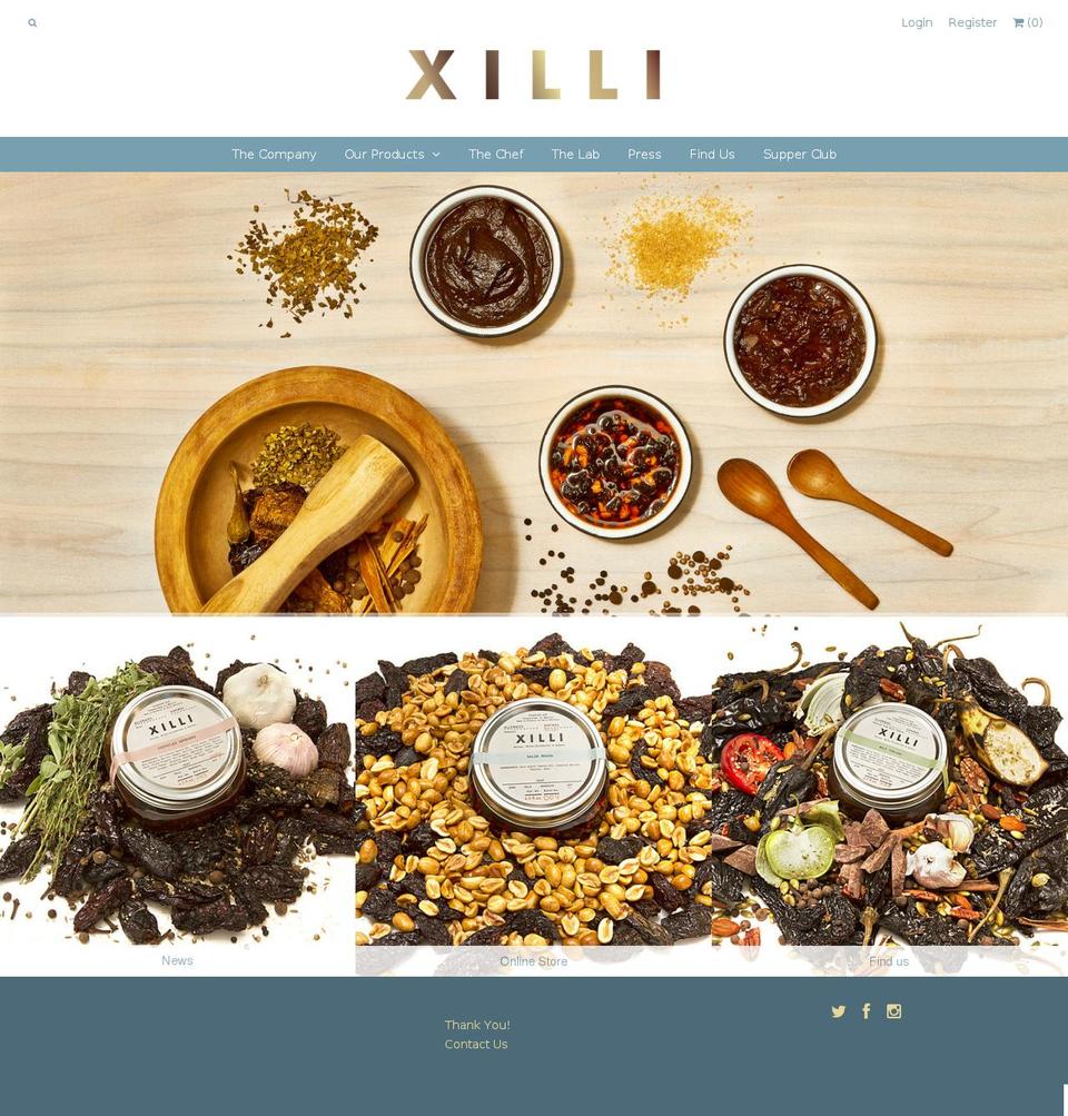 xillinyc.com shopify website screenshot