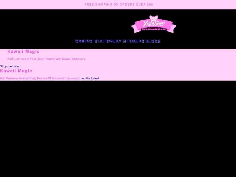 xiolashop.com shopify website screenshot