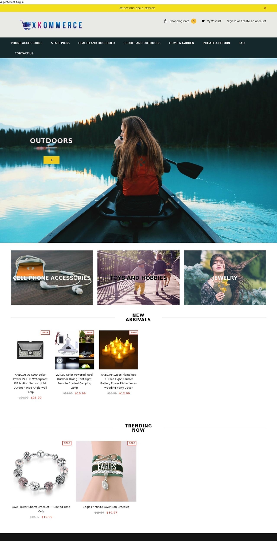 xkommerce.com — Shopify storefront screenshot