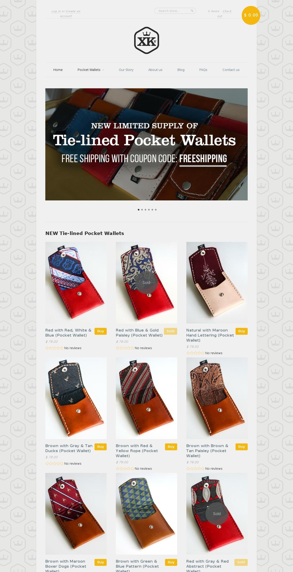 xkvgoods.com shopify website screenshot