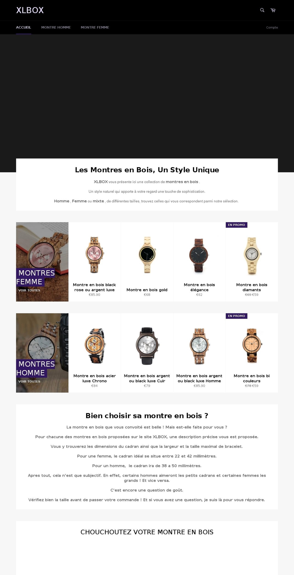 xlbox.fr shopify website screenshot