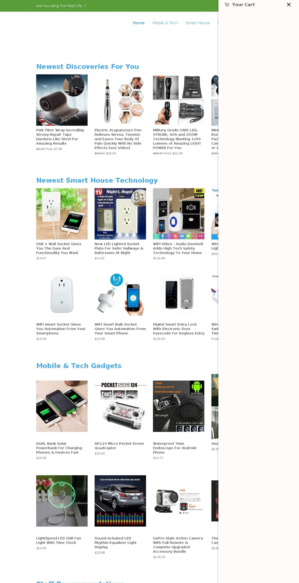 xlmojo.com — Shopify storefront screenshot
