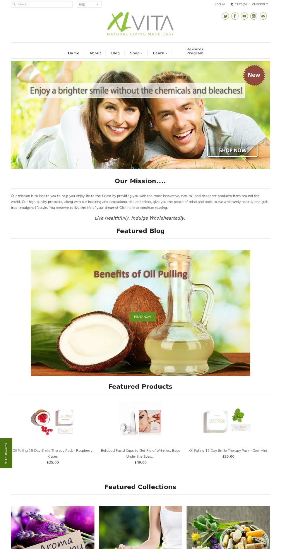 xlvita.com shopify website screenshot