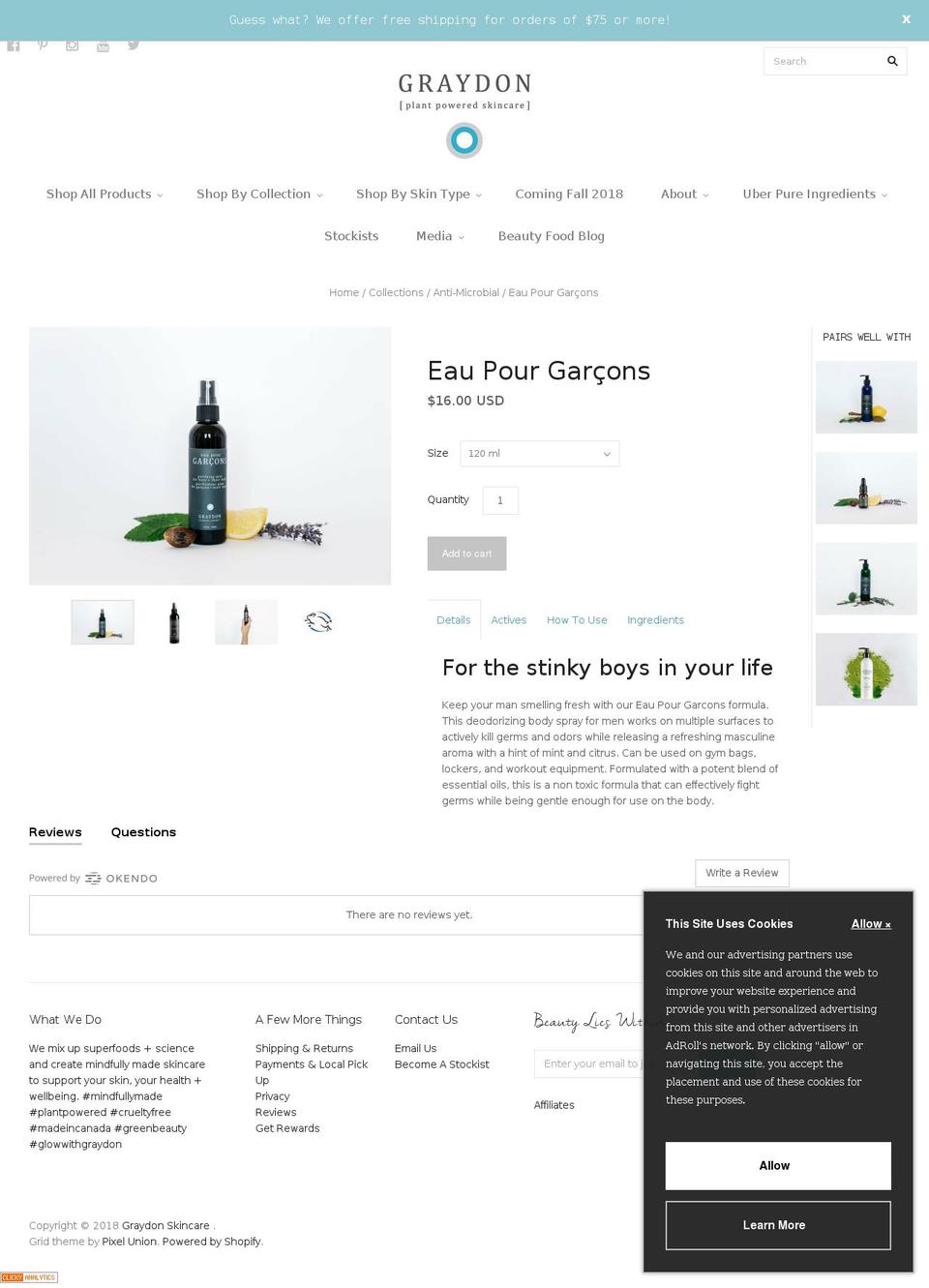 [Plus] Removed blue bar USA Shopify theme site example xn--eaupourgarons-rgb.com