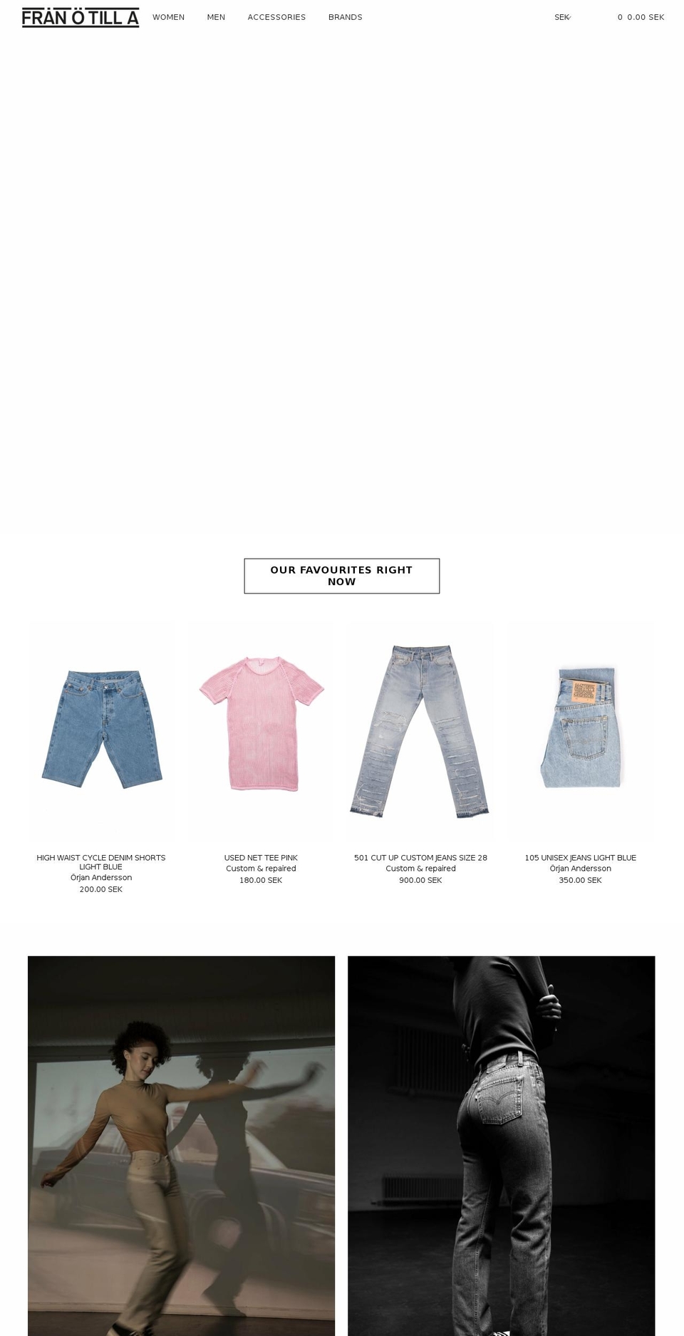 xn--frntilla-b0a5o.se shopify website screenshot