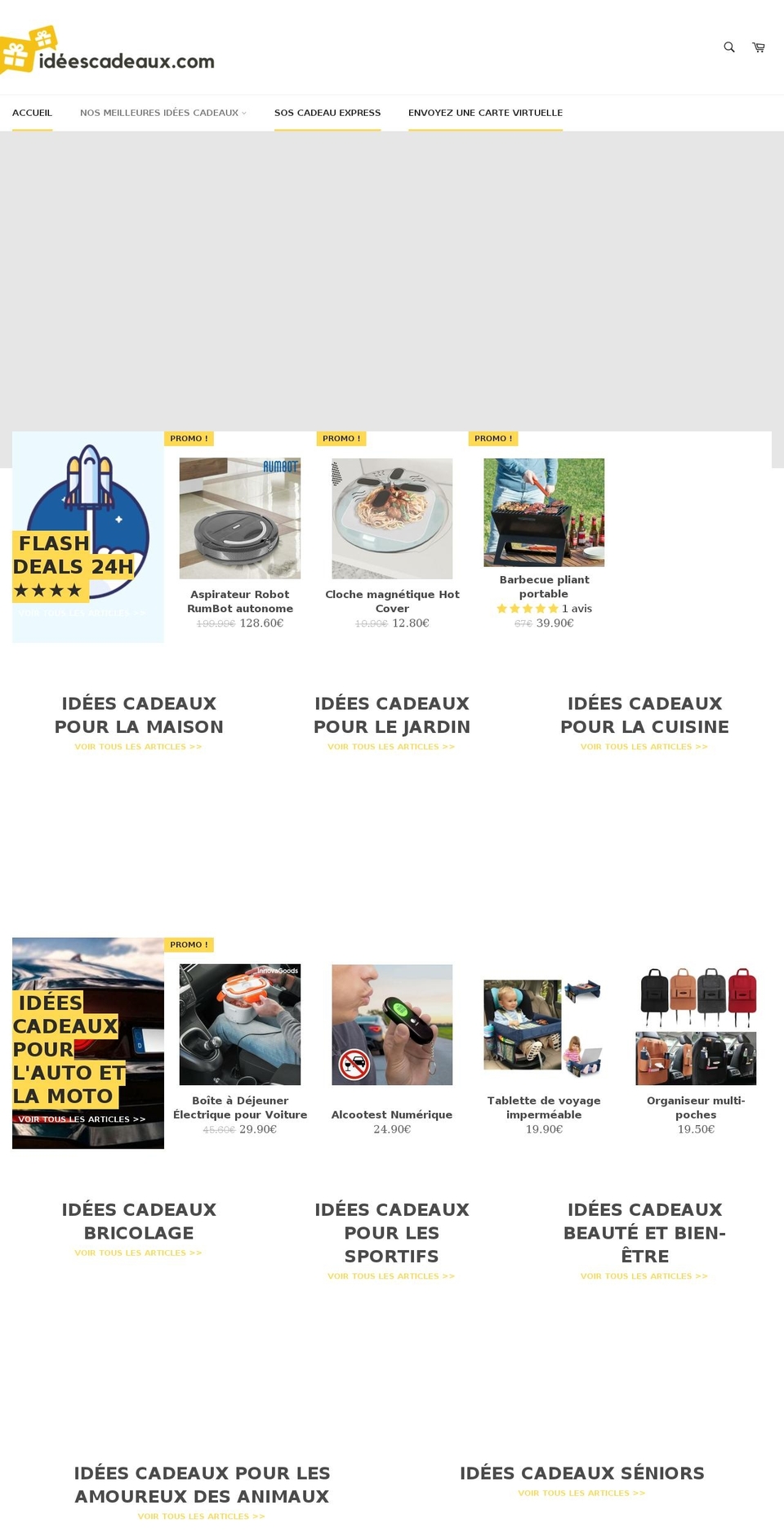 xn--idescadeaux-cbb.com — Shopify storefront screenshot