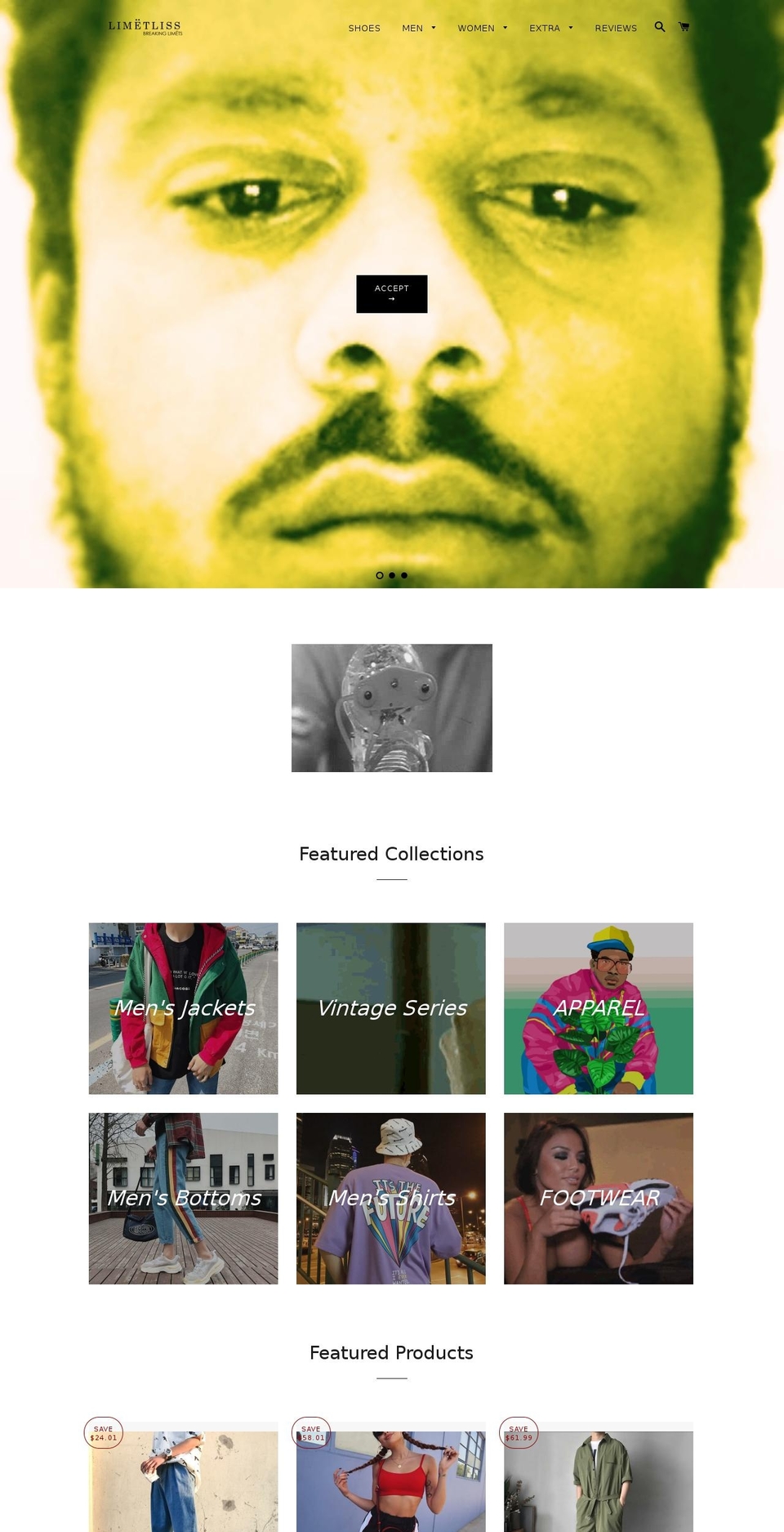 xn--limtliss-v1a.com shopify website screenshot