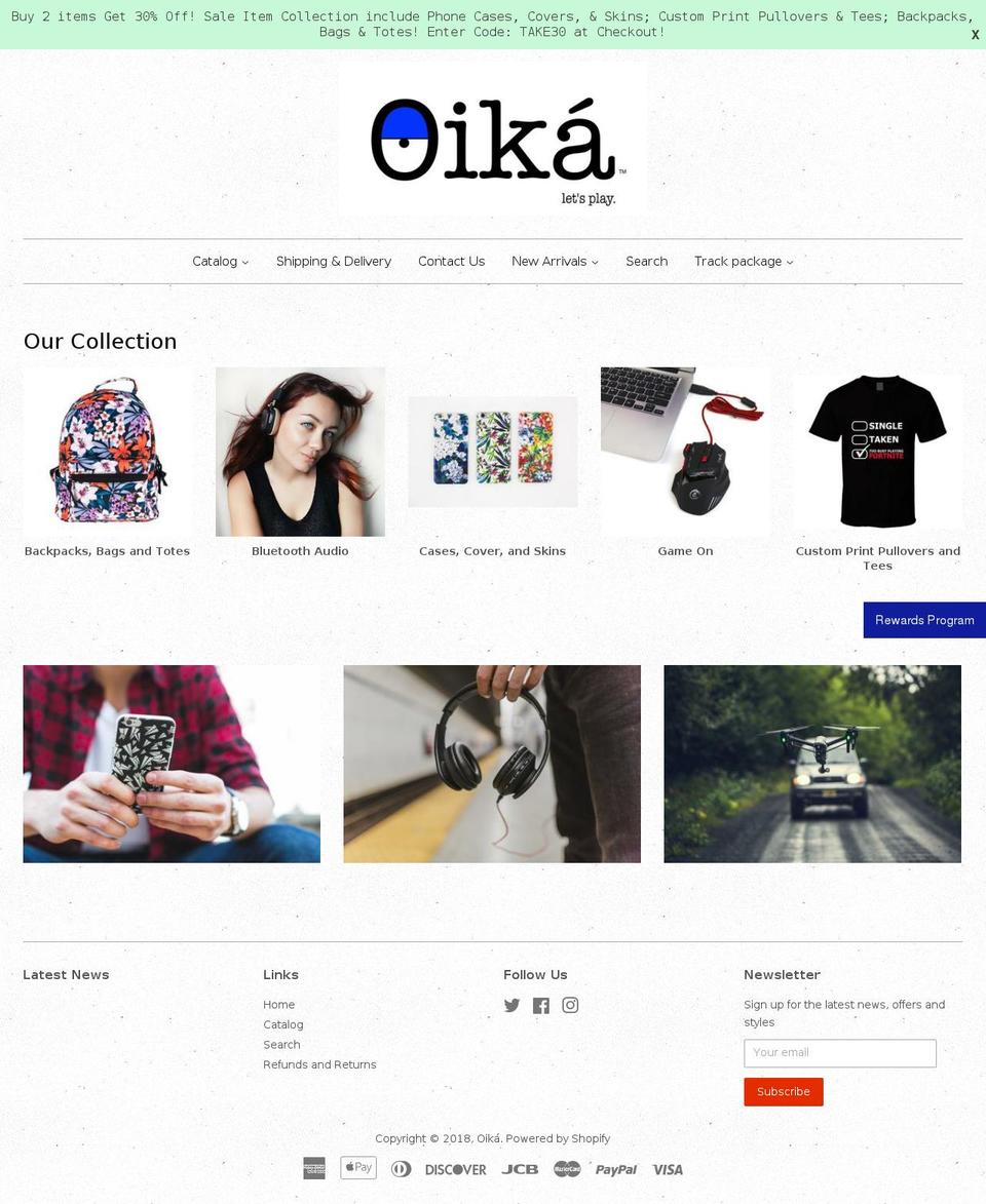 xn--oik-gla.com — Shopify storefront screenshot