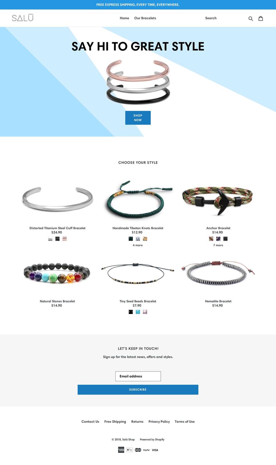 xn--sal-joa.com — Shopify storefront screenshot