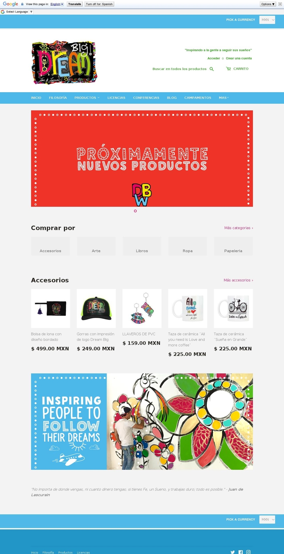 xn--sueaengrande-chb.net shopify website screenshot