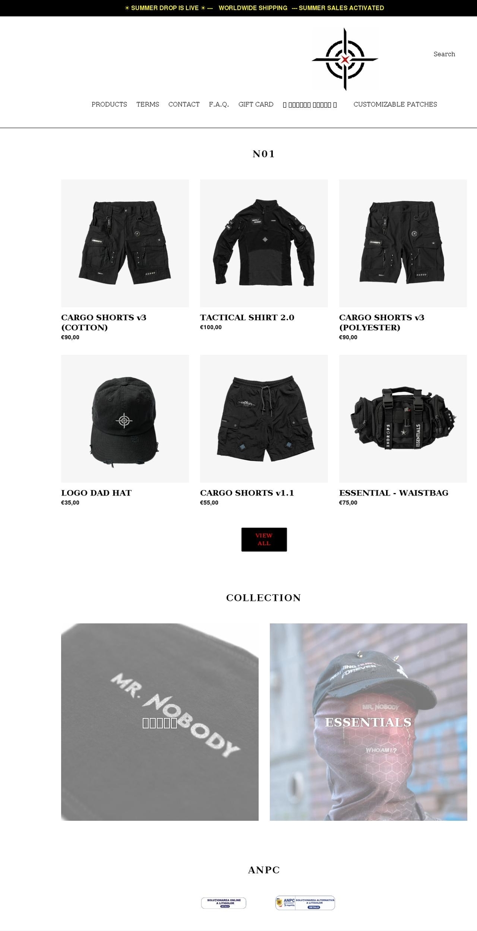 xndrops.com shopify website screenshot