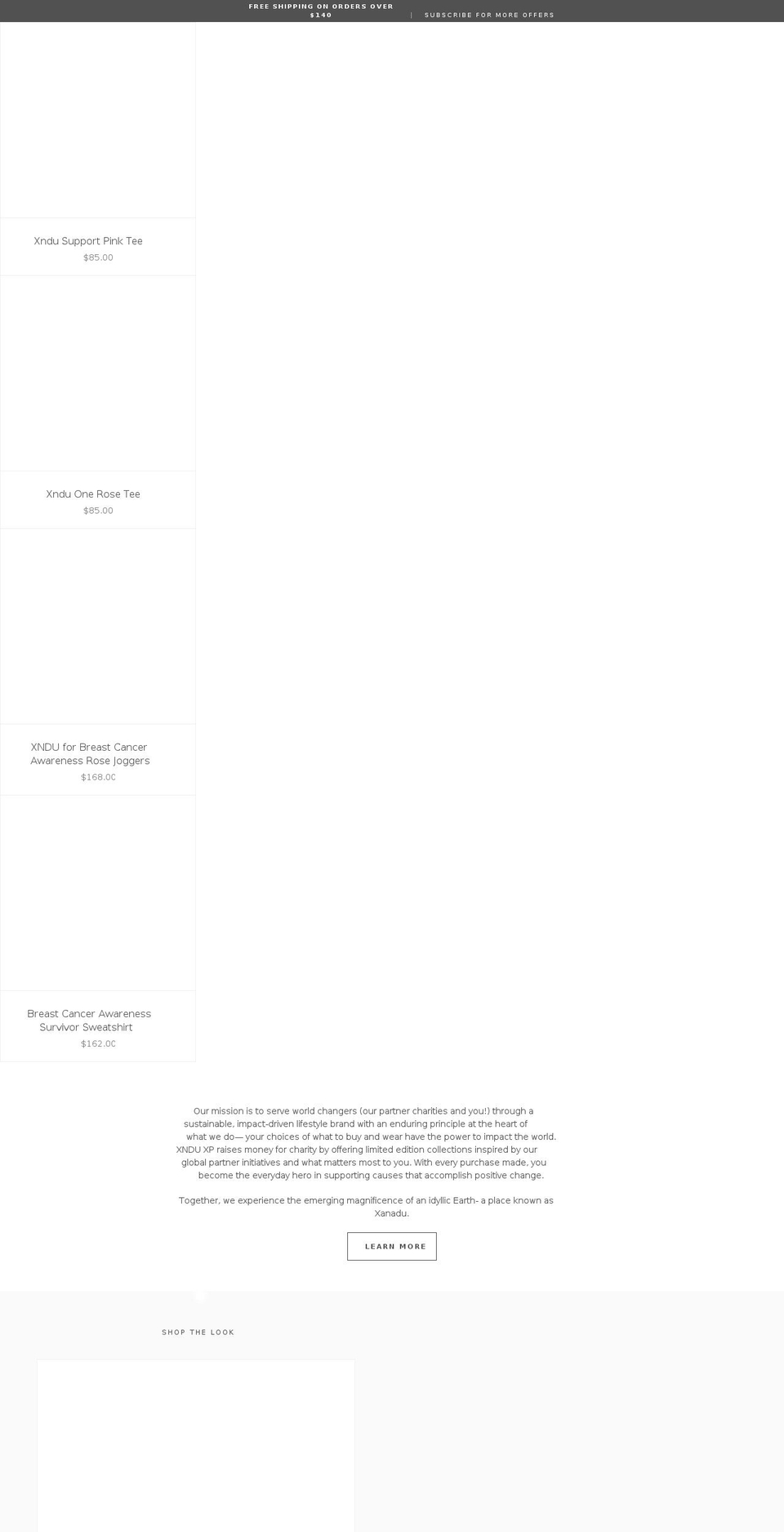 xnduxp.com shopify website screenshot