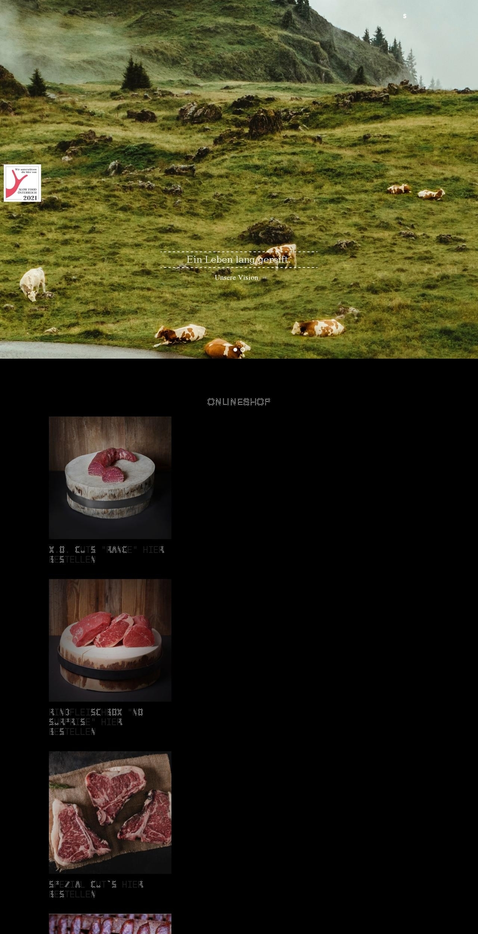 xobeef.at shopify website screenshot