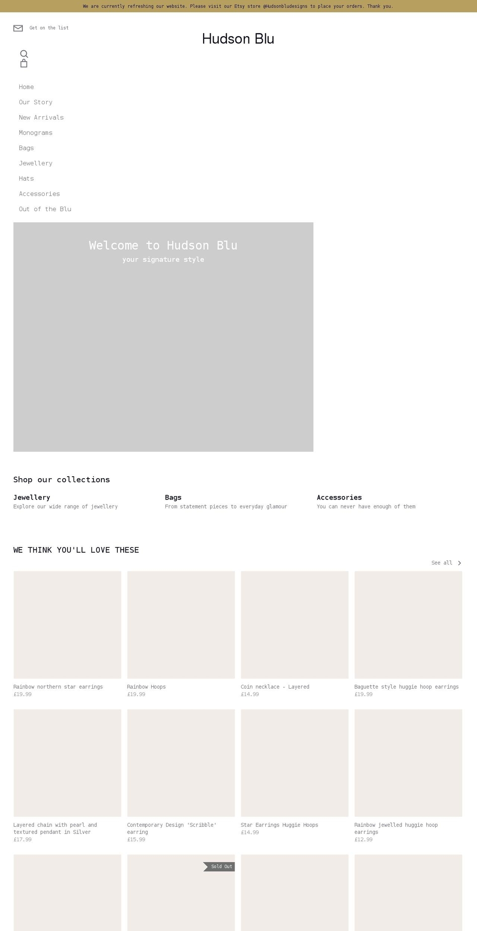 xoblu.co.uk shopify website screenshot