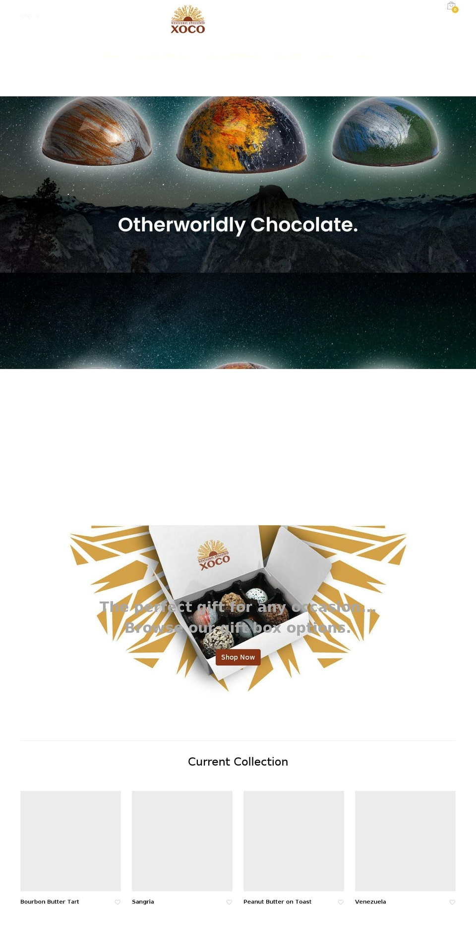 xoco.ca shopify website screenshot