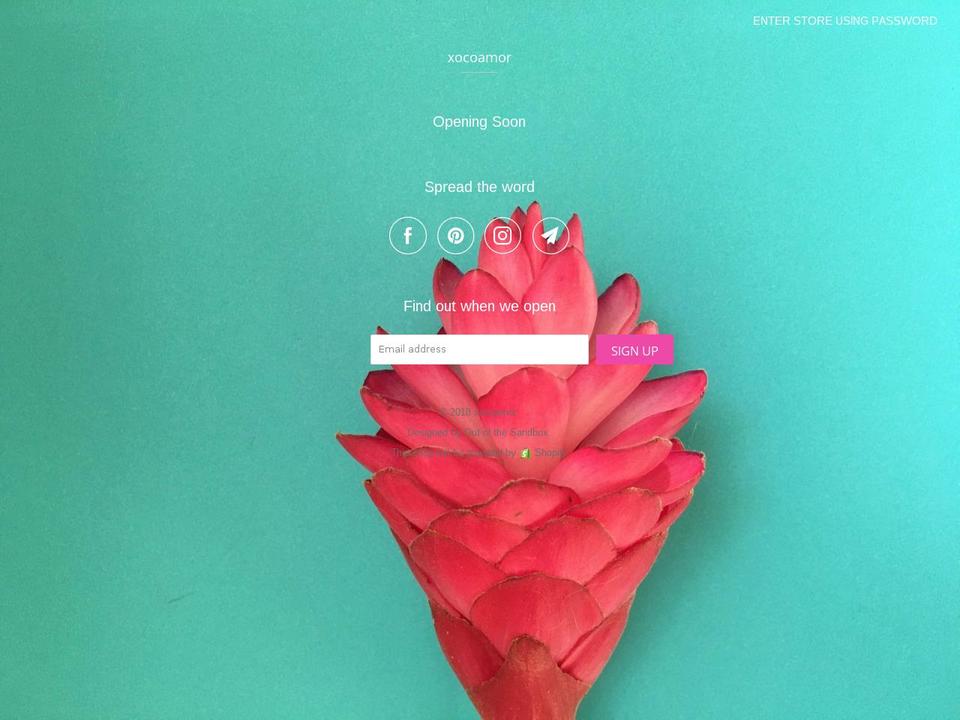 xocoamor.com — Shopify storefront screenshot