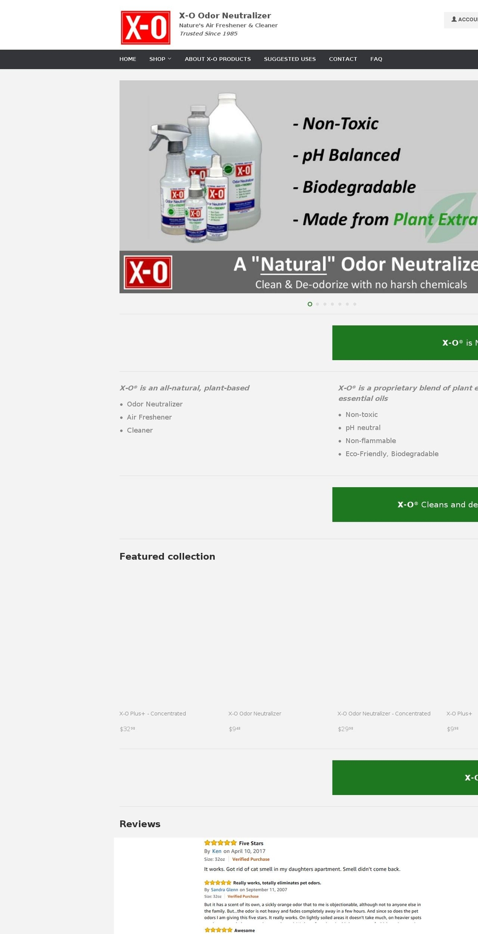 xocorp.com shopify website screenshot