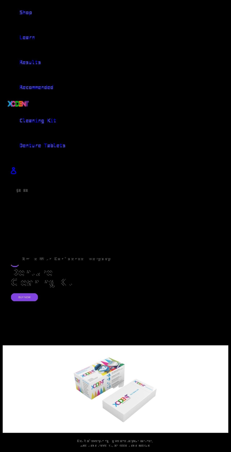 xodent.co shopify website screenshot