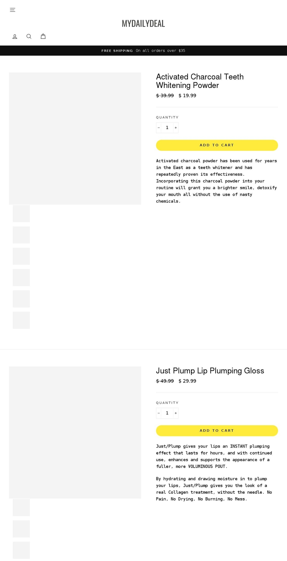 xoenvy.com — Shopify storefront screenshot